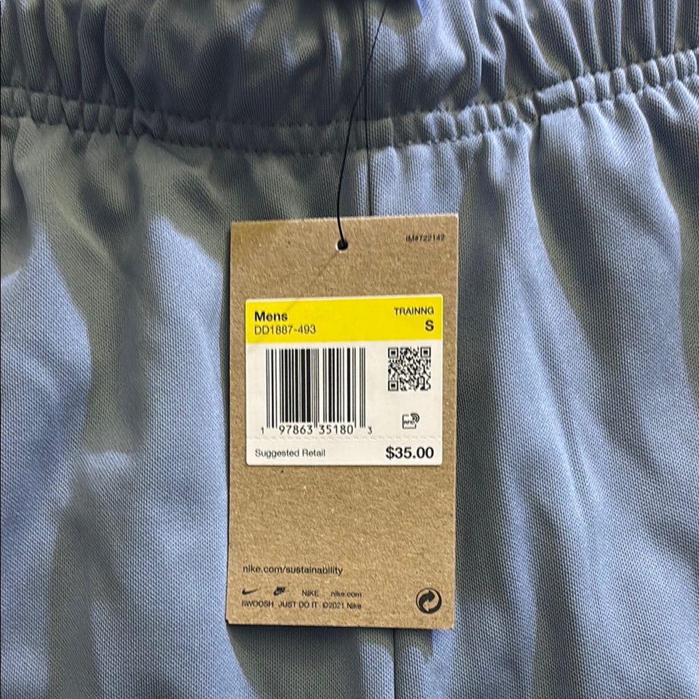 Nike Blue Athletic Shorts Lightweight Performance - Picture 2 of 3